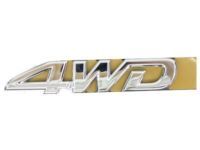 Toyota 75444-42010 Nameplate, Rear