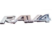 Toyota 75431-0R010 Nameplate, Silver, Rear
