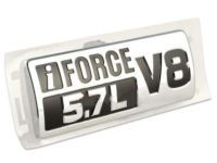 Toyota 75474-0C030 Nameplate, Silver, Driver Side