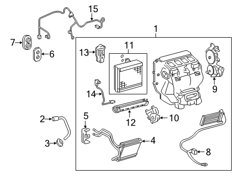 Packing, Heater Diagram for 87127-33020