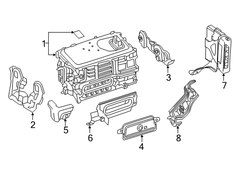 2022 Toyota Camry Electrical Components Diagram