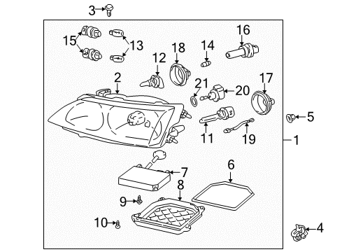 Screw Diagram for 81279-24010