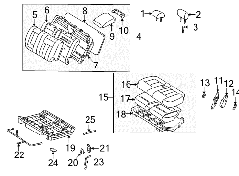 Cover Sub-Assembly, Rear Seat Cush Under, Driver Side Diagram for 72908-60011-A1