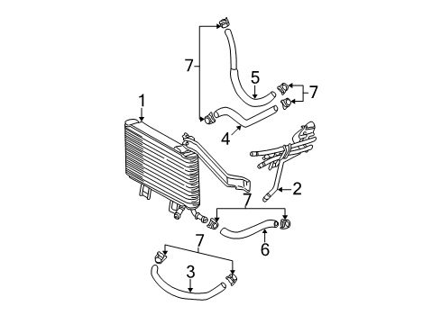 2002 Toyota Camry Trans Oil Cooler Diagram