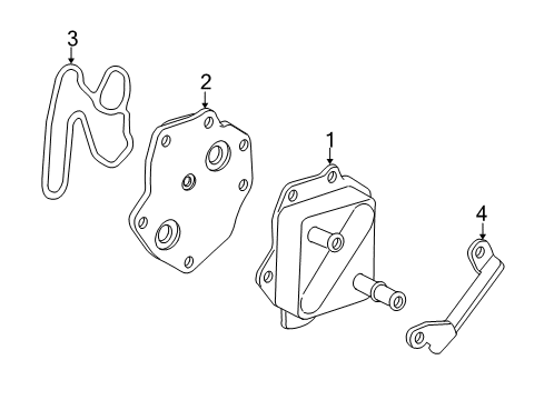 2018 Toyota Tundra Engine Oil Cooler Diagram