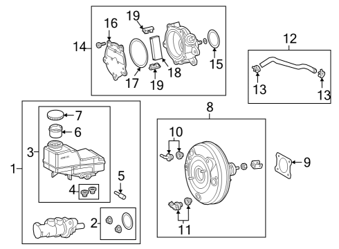 2022 Toyota C-HR Dash Panel Components Diagram
