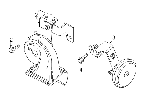 2016 Scion iA Horn Diagram