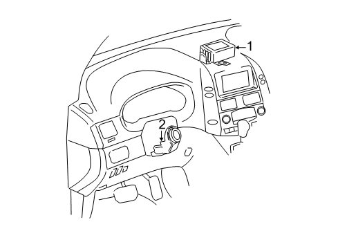 2004 Toyota Sienna Alarm System Diagram
