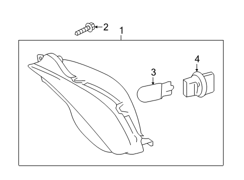 2016 Toyota Camry Bulbs Diagram
