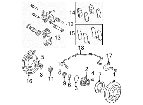 2005 Toyota Sequoia Anti-Lock Brakes Diagram
