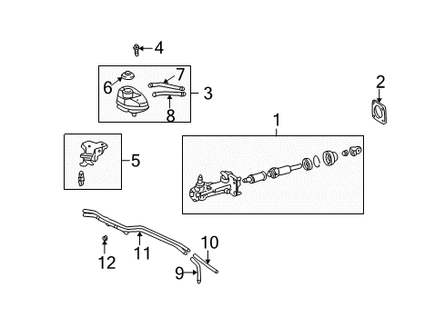2002 Toyota Prius Dash Panel Components Diagram