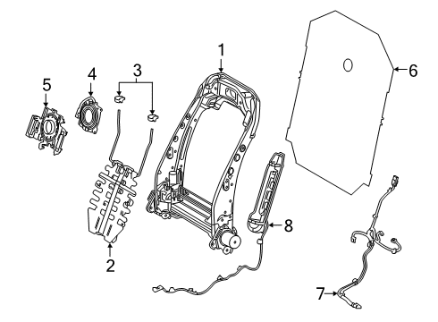 Hook, Front Seat Back, Driver Side Diagram for 71759-06020