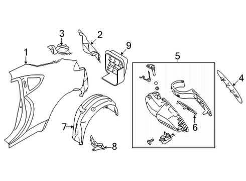 2022 Toyota GR86 Fuel Door Diagram