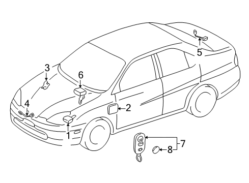 2002 Toyota Prius Alarm System Diagram