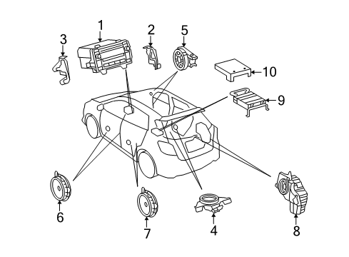 2012 Toyota Matrix Sound System Diagram