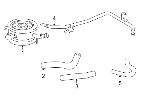 1996 Toyota 4Runner Oil Cooler Diagram