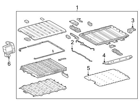 2023 Toyota bZ4X Battery Diagram