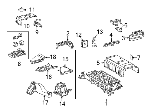 2016 Toyota Prius V Battery Diagram