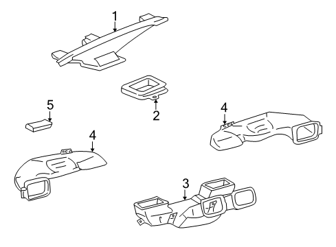 2003 Toyota MR2 Spyder Ducts Diagram