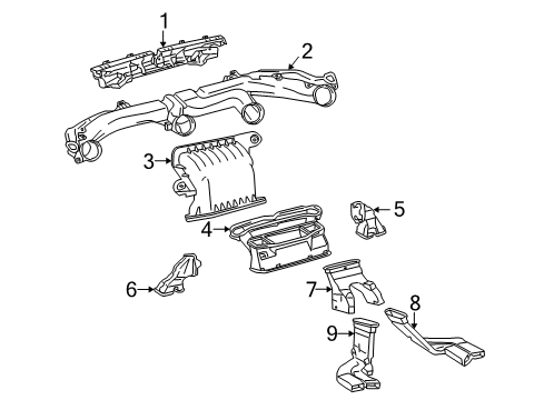 2012 Toyota Matrix Ducts Diagram