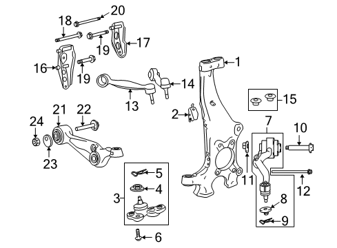Bolt(For Clutch Pedal Stopper) Diagram for 90105-10563