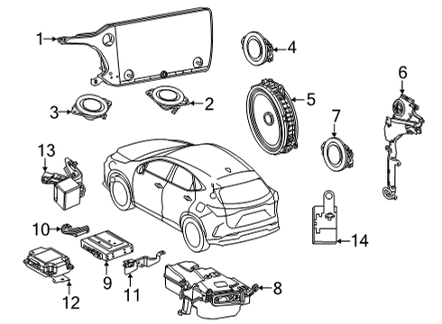 Condenser Assembly, Wiring Harness Diagram for 82930-42020