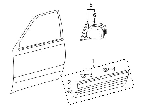 Clip Diagram for 90467-11117