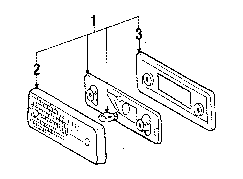 1986 Toyota Corolla Side Marker Lamps Diagram