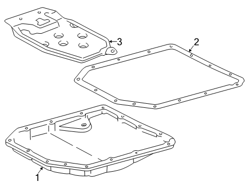 1999 Toyota Corolla Filter Diagram for 35330-20012