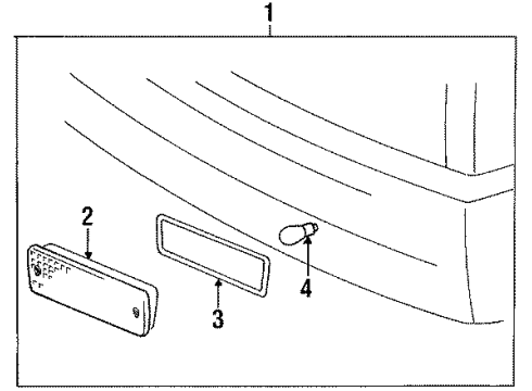 1985 Toyota Van Signal Lamps Diagram