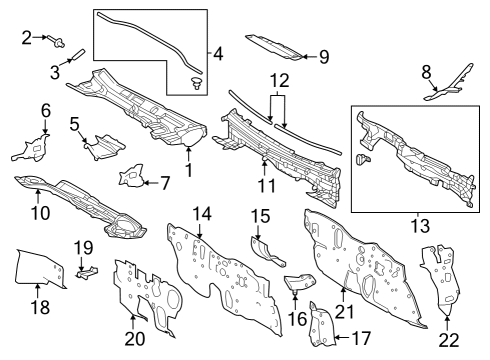 2022 Toyota Corolla Cross Cowl Diagram