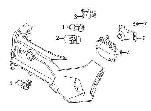 2020 Toyota RAV4 Automatic Temperature Controls Diagram