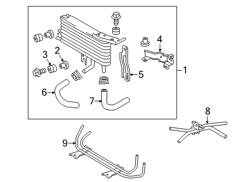 2014 Toyota Tacoma Trans Oil Cooler Diagram