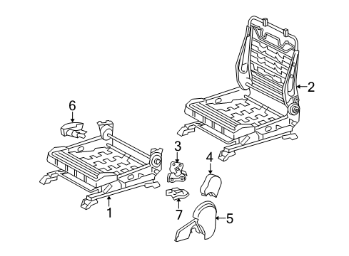 2007 Toyota Tacoma Tracks & Components Diagram 4 - Thumbnail