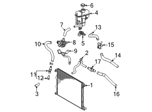 Bracket, Inverter Reserve Tank Diagram for G91H2-42010