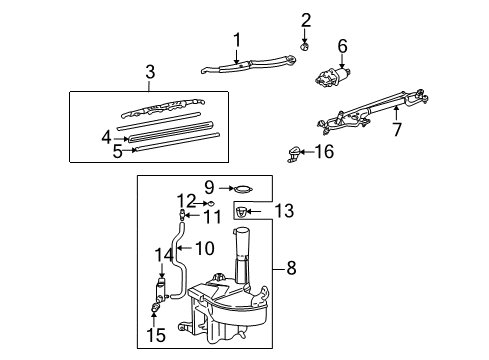 Nut Diagram for 90099-05271