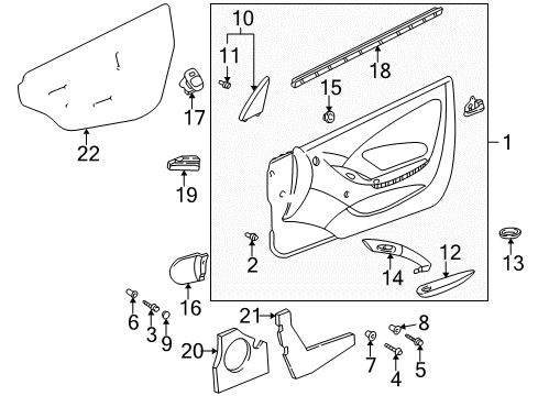 2004 Toyota Celica Mirrors Diagram