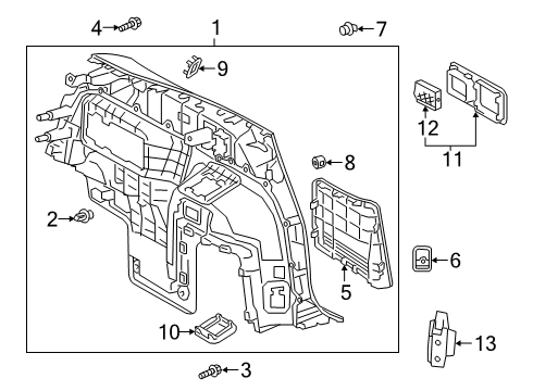 Bolt, With Washer Diagram for 90080-11427