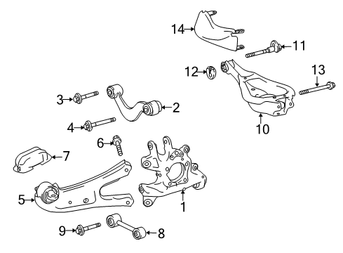 Bolt, With Washer Diagram for 90119-A0376