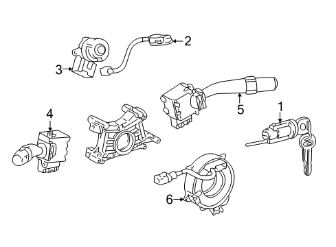 2004 Toyota Matrix Ignition Lock Diagram
