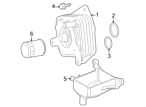 2024 Toyota Sequoia Engine Oil Cooler Diagram