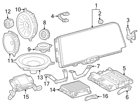 2023 Toyota Crown Sound System Diagram