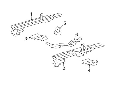 2005 Toyota Tundra Tracks & Components Diagram