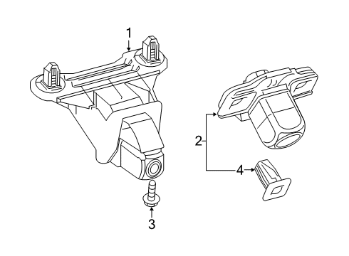 2021 Toyota RAV4 Parking Aid Diagram