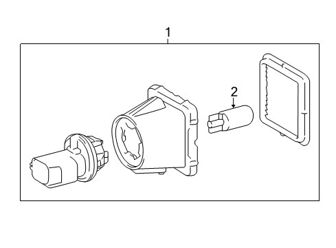 2022 Toyota Tacoma License Lamps Diagram