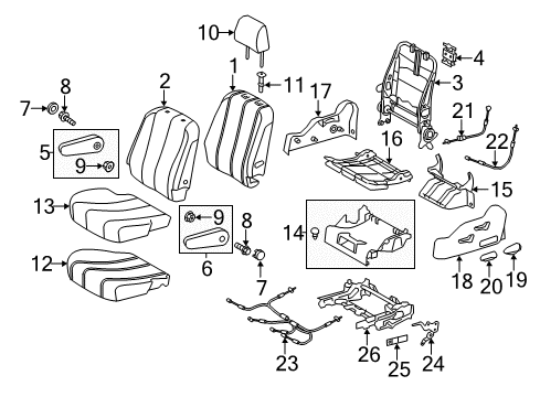 2020 Toyota Sienna Second Row Seats Diagram