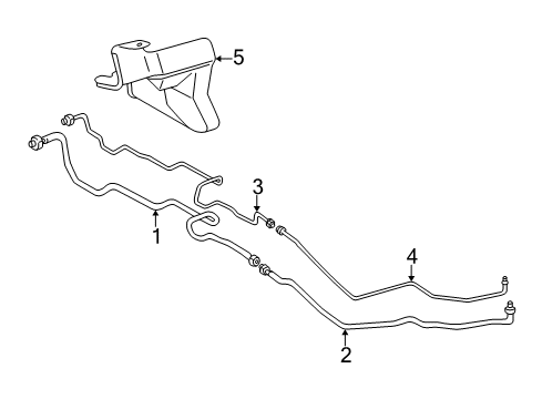 Bracket, Cooler Diagram for 88688-6A130