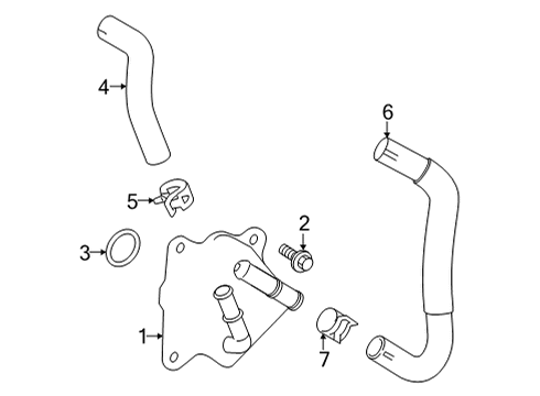 2023 Toyota RAV4 Prime Engine Oil Cooler Diagram