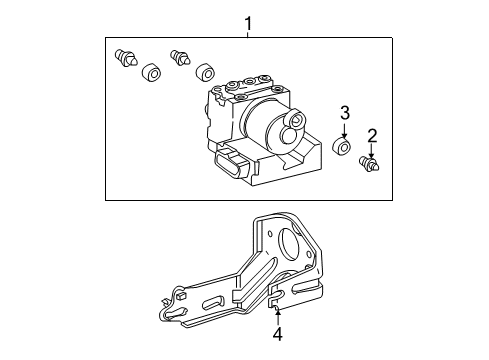 2003 Toyota Sienna Anti-Lock Brakes Diagram