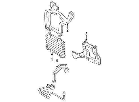 1994 Toyota T100 Trans Oil Cooler Diagram